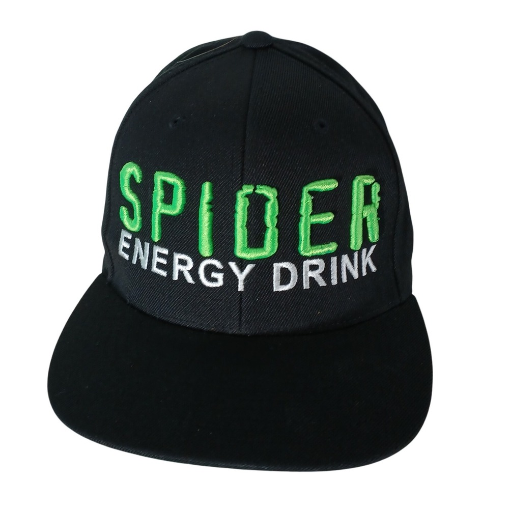 Spider Energy Drink Hat Black‎ Yupoong Classics Baseball Cap Adult